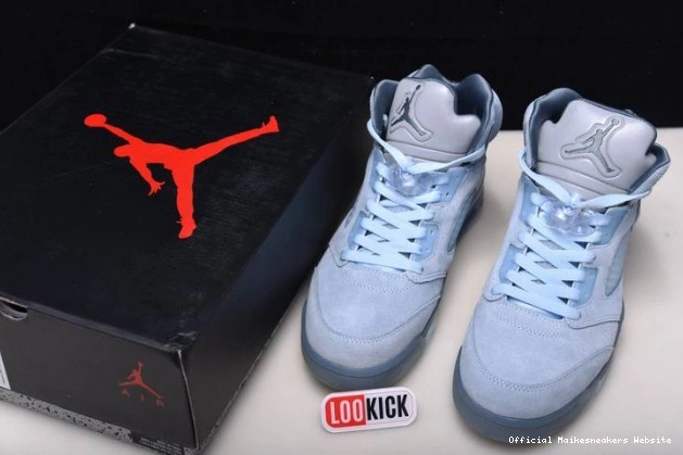 Official Maikesneakers DD9336-400 Air (W) Retro 5 Bluebird Jordan 0814